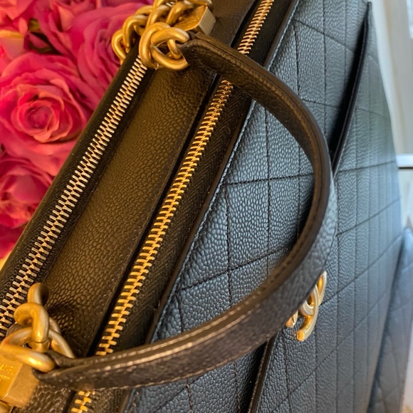 🖤🖤🖤 Gorgeous Rare Vintage Caviar Chanel Briefcase🖤🖤🖤 - Picture 8 of 16